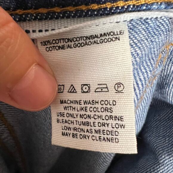 Free People Rare Vintage Super Wide Leg Jeans Size 6 - Picture 11 of 11